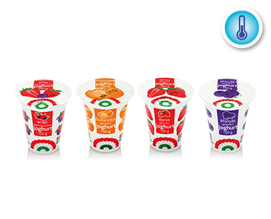 Kokárdás gyümölcs joghurt 125g - őszibarackos